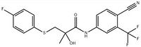 N-[4-Cyano-3-(trifluoromethyl)phenyl]-3-[(4-fluorophenyl)thio]-2-hydroxy-2-methylpropionamide