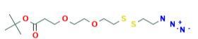 N3-PEG2-t-Butyl ester