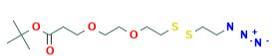 N3-PEG2-t-Butyl ester