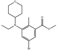 Methyl 5-bromo-3-(ethyl(tetrahydro-2H-pyran-4-yl)amino)-2-methylbenzoate