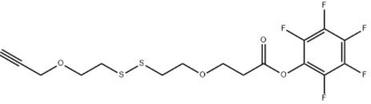 Alkyne-PEGl-SS-PEGl-PFP ester