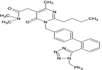 2-Butyl-1,6-dihydro-N,N,4-trimethyl-6-oxo-1-[[2'-[1-(triphenylmethyl)-1H-tetrazol-5-yl][1,1'-bipheny