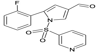 5-(2-fluorophenyl)-1-(3-pyridinylsulfonyl)-1H-Pyrrole-3-carboxaldehyde