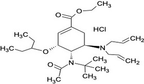 (3R,4R,5S)-4-N-Acetyl(1,1-dimethylethyl)amino-5-N,N-diallylamino-3-(1-ethylpropoxy)-1-cyclohexene-1-