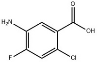 2-Chloro-4-fluoro-5-aminobenzoic Acid