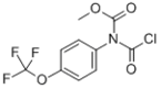 Methyl N-carbonochloridoyl-N-[4-(trifluoromethoxy)phenyl]carbamate