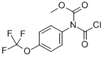 Methyl N-carbonochloridoyl-N-[4-(trifluoromethoxy)phenyl]carbamate