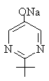 Sodium 2-(1,1-dimethylethyl)-5-pyrimidinolate solution