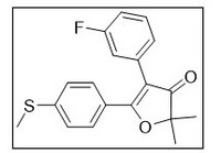 4-(3-fluorophenyl)-2,2-dimethyl-5-(4-(methylthio)phenyl)furan-3(2H)-on