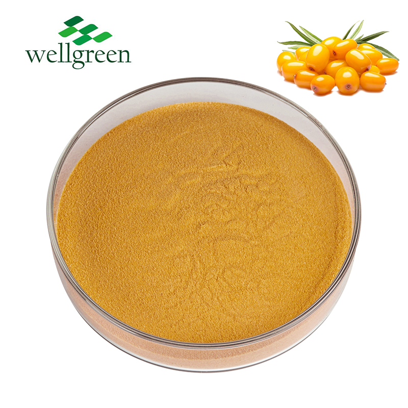 Organic Fruit Extract Juice Oem Odm Freeze-Dried Natural Sea-Buckthorn Sea Buckthorn Powder