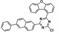 2-chloro-4-(dibenzo[b,d]furan-1-yl)-6-(6-phenylnaphthalen-2-yl)-1,3,5-triazine