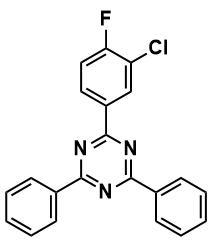 2-(3-chloro-4-fluorophenyl)-4,6-diphenyl-1,3,5-triazine