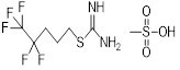 S-(4,4,5,5,5-Pentafluoropentyl)isothioureaMethanesulfonate