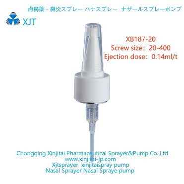 Nose Sprayer Nasal Mist Sprayer Nasal Mist Spray Pump Nasal Sprayer nasal spray pump XB187-20