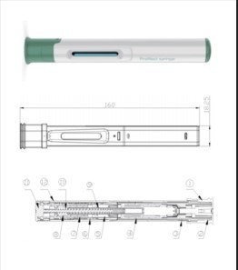 Fully automatic standard PFS injection pen  