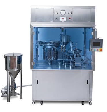 AJ-DZA100 pre-filled plastic syringe filling and capping machine