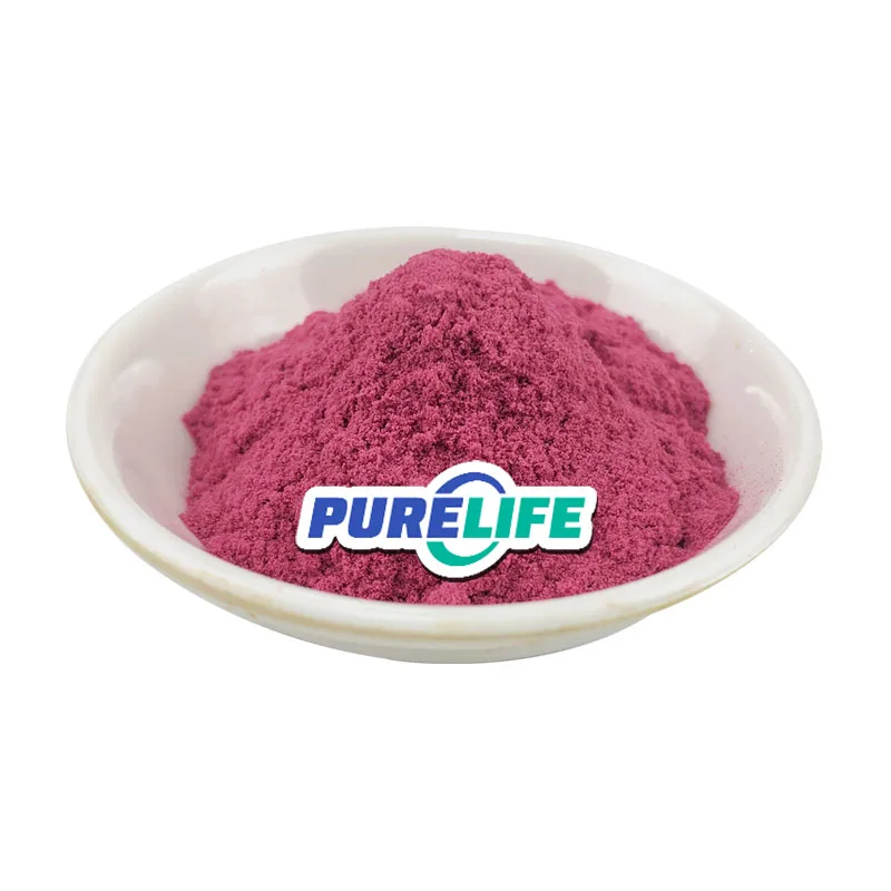 Hot Selling Organic Spray Dried Berry Pure Natural Red Raspberry Extract Powder