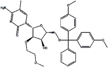 5'-O-(4,4'-dimethoxytrityl)-2'-O-(2-methoxyethyl)-5-methylcytidine