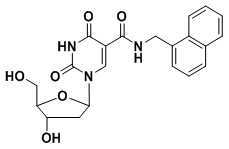 1-((2R,4S,5R)-4-hydroxy-5-(hydroxymethyl)tetrahydrofuran-2-yl)-N-(naphthalen-1-ylmethyl)-2,4-dioxo-1