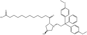 12-((2S,4R)-2-((bis(4-methoxyphenyl)(phenyl)methoxy)methyl)-4-hydroxypyrrolidin-1-yl)-12-oxododecano