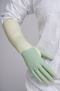 Single-use sterile latex gloves
