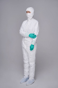 Disposable Cleanroom Coverall with Hood, Shoe Cover