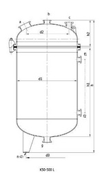 K Type Glass-Lined Storage Tanks(Vertical)