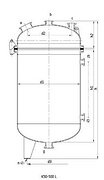 K Type Glass-Lined Storage Tanks(Vertical)