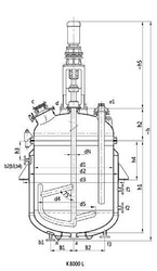 K Type Glass-Lined Reactors