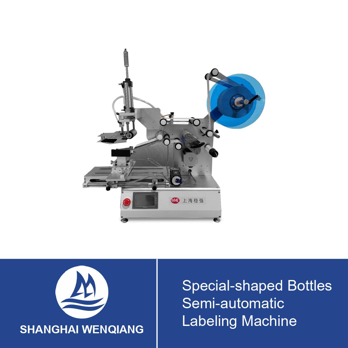 Special-shaped Bottles Semi-automatic Labeling Machine