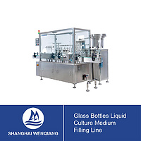 Glass Bottles Liquid Culture Medium Filling Line