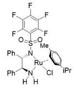 Chloro{[(1S,2S)-(+)-2-amino-1,2-diphenylethyl](pentafluorophenylsulfonyl)amido}(p-cymene)ruthenium(I