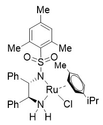 Chloro{[(1S,2S)-(+)-2-amino-1,2-diphenylethyl](2,4,6-trimethylbenzenesulfonyl)amido}(p-cymene)ruthen