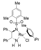 Chloro{[(1R,2R)-(+)-2-amino-1,2-diphenylethyl](2,4,6-trimethylbenzenesulfonyl)amido}(p-cymene)ruthen