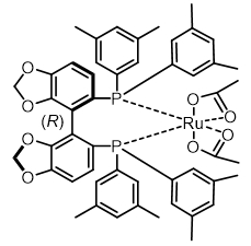 Diacetato{(R)-5,5'-bis[di(3,5-xylyl)phosphino]-4,4'-bi-1,3-benzodioxole}ruthenium