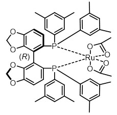 Diacetato{(R)-5,5'-bis[di(3,5-xylyl)phosphino]-4,4'-bi-1,3-benzodioxole}ruthenium