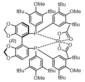 Diacetato{(R)-5,5'-bis[di(3,5-di-t-butyl-4-methoxyphenyl)phosphino]-4,4'-bi-1,3-benzodioxole}rutheni