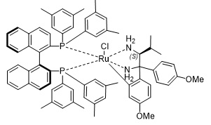 Chloro{(S)-2,2'-bis[di(3,5-xylyl)phosphino]-1,1'-binaphthyl}[(2S)-1-(4-methoxyphenyl)
-1'-(4-methoxy