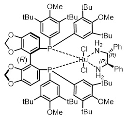 Dichloro{(R)-5,5'-bis[di(3,5-di-t-butyl-4-methoxyphenyl)phosphino]-4,4'-bi-1,3-benzodioxole}[(1R,2R)