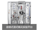 Continuous wet oxidation experimental platform