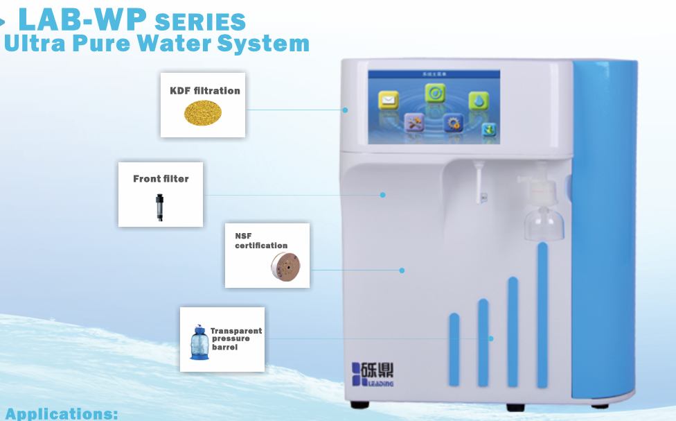 LAB-WP series Ultra pure water system