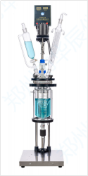 Double layer glass reactor series