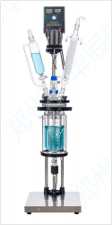 Double layer glass reactor series