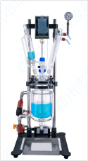 Double layered glass reactor - desktop type