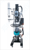 Explosion proof lifting double-layer glass reactor