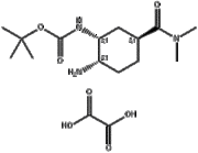 tert-Butyl [(1R,2S,5S)-2-amino-5-[(dimethylamino)carbonyl]cyclohexyl]carbamate oxalate