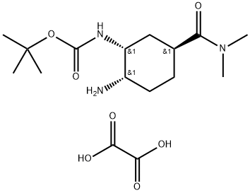 tert-Butyl [(1R,2S,5S)-2-amino-5-[(dimethylamino)carbonyl]cyclohexyl]carbamate oxalate