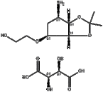 2-((3aR,4S,6R,6aS)-6-amino-2,2-dimethyltetrahydro-3aH-cyclopenta[d][1,3]dioxol-4-yloxy)ethanol L-tat