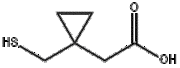 2-[1-(Mercaptomethyl)cyclopropyl]acetic acid