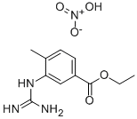 3-[(Aminoiminomethyl)amino]-4-methylbenzoic acid ethyl ester mononitrate